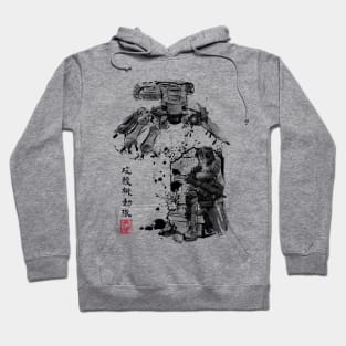 Major vs Tank sumi-e Hoodie